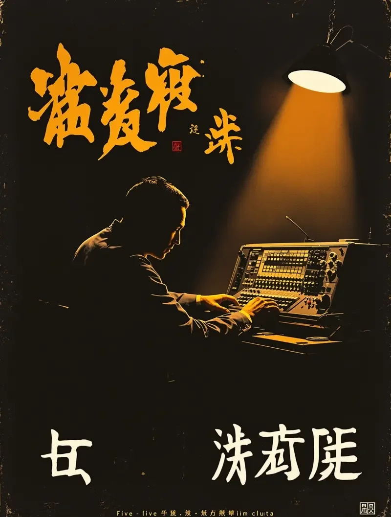 永不消逝的电波 - The Eternal Radio Wave 复古胶片影视海报