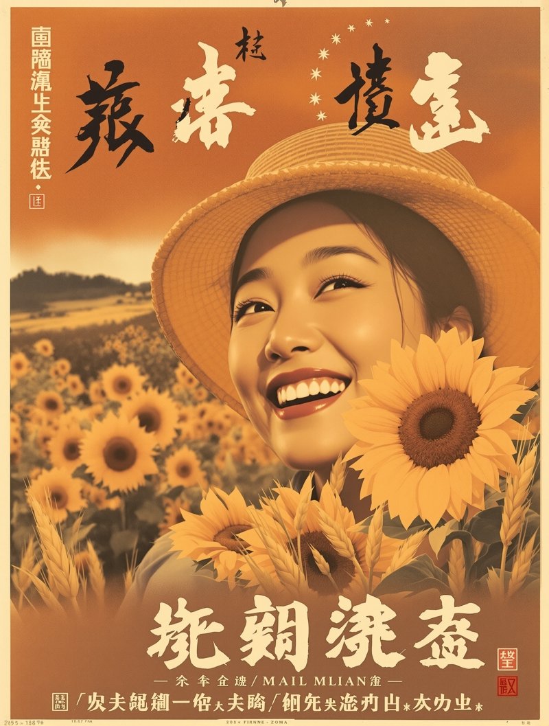 李双双 - Li Shuangshuang 复古胶片影视海报