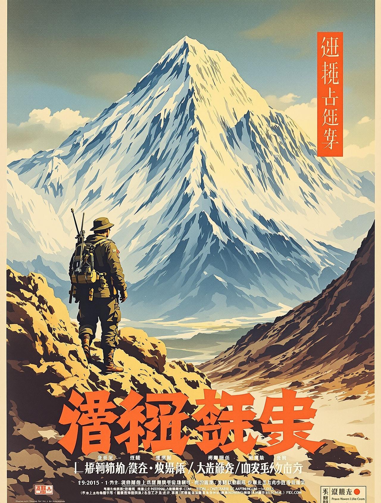 冰山上的来客 - Visitors on the Icy Mountain 复古胶片影视海报